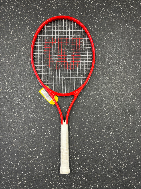 Vist Large View of Product Image Which is Used Wilson FEDERER 25 Junior Tennis Racquet Red 25" 10589-S000416569