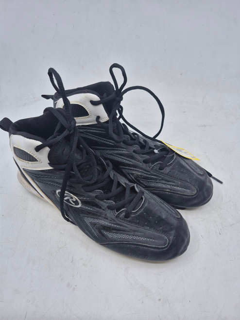 Vist Large View of Product Image Which is Used Rawlings RENEGADE MID BB/SB Cleats Black Senior 9 10589-S000416572