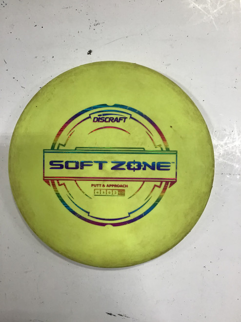 Vist Large View of Product Image Which is Used Discraft SOFT ZONE Disc Golf Putter Yellow 175g 10242-S000272151