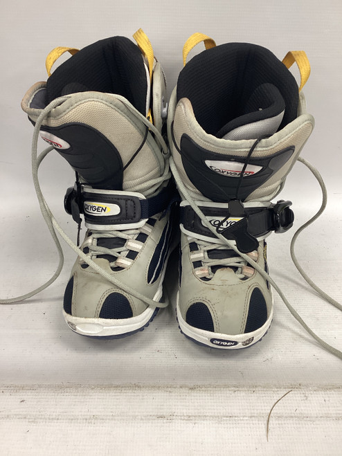 Vist Large View of Product Image Which is Used OXYGEN CLICK IN STYLE Mens Snowboard Boots Grey Senior 6