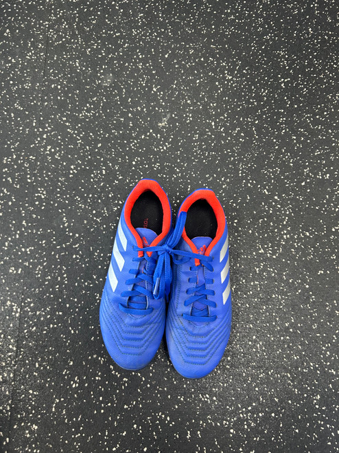 Vist Large View of Product Image Which is Used Adidas Soccer Cleats Royal Blue Junior 04.5 11849-S000030118