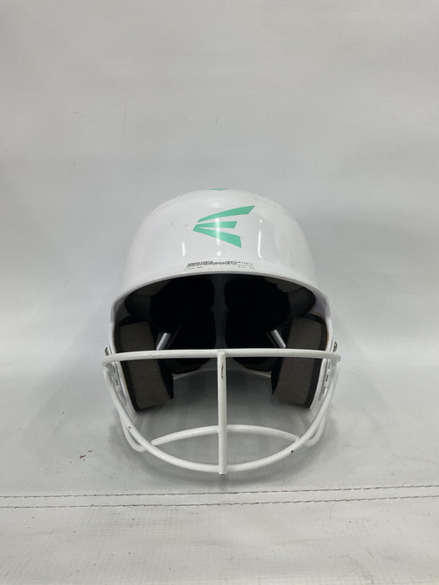 Vist Large View of Product Image Which is Used Easton ALPHA WITH MASK Batting Helmet w/Mask White SM 11871-S000019918