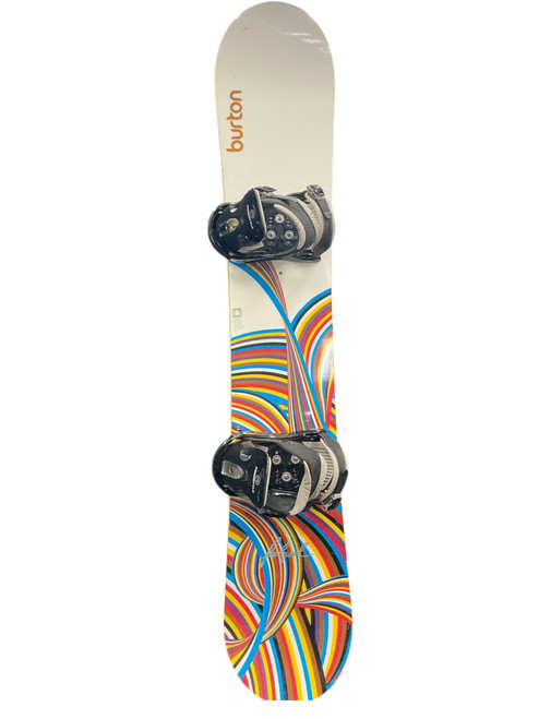 Vist Large View of Product Image Which is Used Burton SUPERFLY 2 Womens Board/Bindings White 156 cm 11856-S000021669