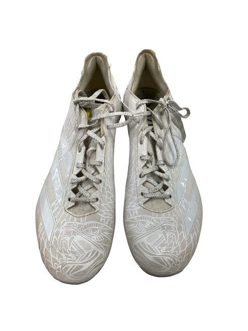 Vist Large View of Product Image Which is Used Adidas Adult FB Cleats White Senior 13 11613-S000164774