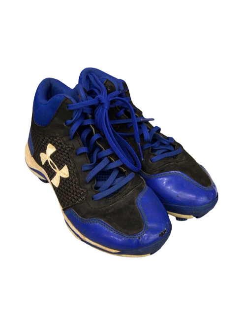 Vist Large View of Product Image Which is Used Under Armour CLEAT BB/SB Cleats Royal Blue Junior 03.5 11799-S000196347