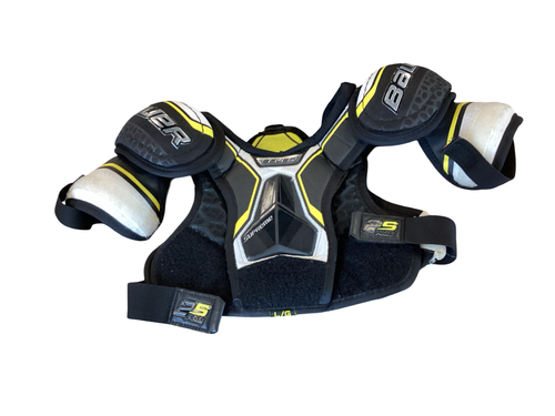 Vist Large View of Product Image Which is Used Bauer SUPREME 2SPRO Youth Shoulder Pads LG