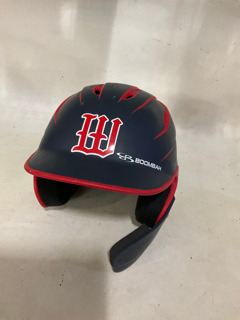 Vist Large View of Product Image Which is Used BoomBah BOOMBAH HELMET Batting Helmet No Mask Navy Blue S/M 11790-S000047248