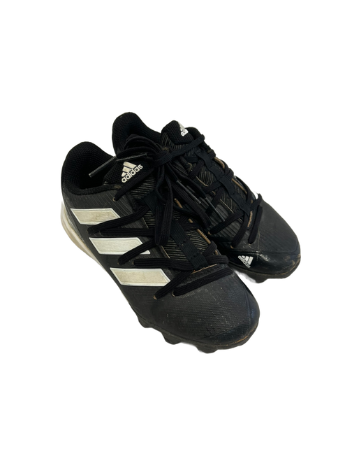 Vist Large View of Product Image Which is Used Adidas Afterburn Yth 13 Black BB Cleats