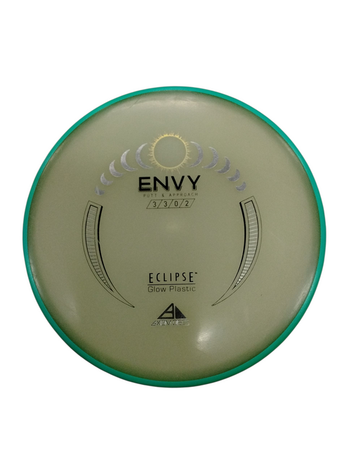 Vist Large View of Product Image Which is Used Axiom ENVY ECLIPSE GLOW Disc Golf Putter Green 174g 11866-S000027063