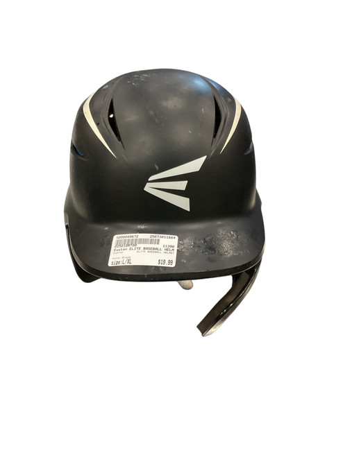 Vist Large View of Product Image Which is Used Easton ELITE BASEBALL HELMET Batting Helmet No Mask Black L/XL 11884-S000049672