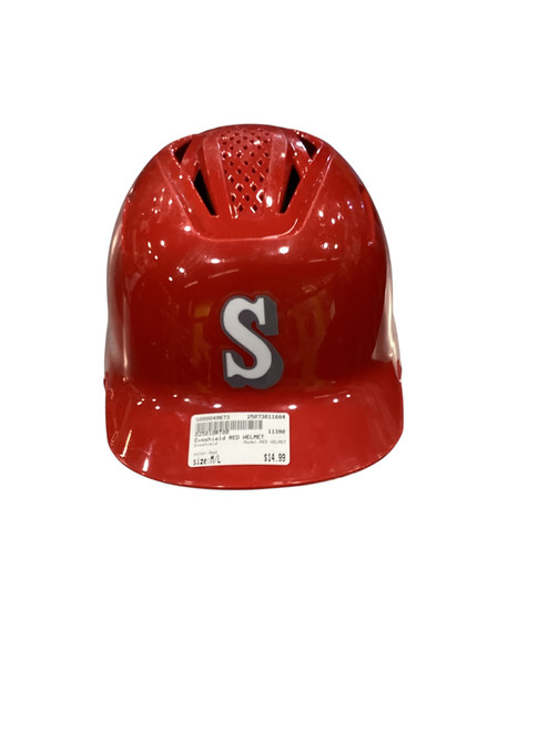 Vist Large View of Product Image Which is Used Evoshield RED HELMET Batting Helmet No Mask Red M/L 11884-S000049673