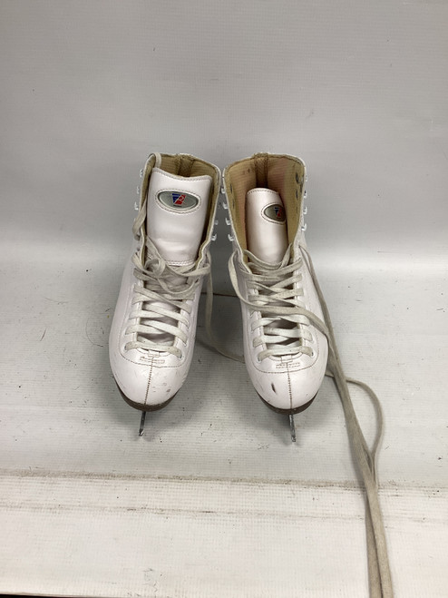 Vist Large View of Product Image Which is Used Riedell RIEDELL SKATES WomensFigure Skate White Senior 7 11851-S000035439