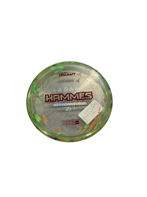 Vist Large View of Product Image Which is Used Discraft ZFLX HAMMES ZONE Disc Golf Putter Green 11884-S000049695
