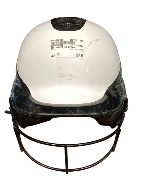 Vist Large View of Product Image Which is Used RIP-IT SR W/CAGE Batting Helmet w/Mask None One Size 11776-S000386006
