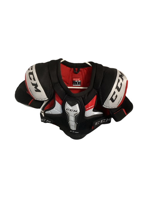 Vist Large View of Product Image Which is Used CCM JETSPEED Junior Shoulder Pads SM 11642-S000131583
