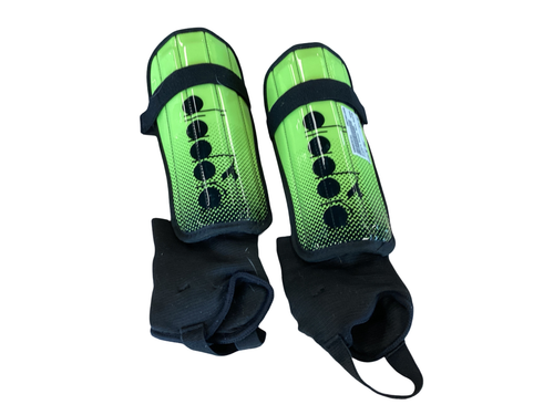 Vist Large View of Product Image Which is Used Diadora Soccer Shin Guards Adult Kelly green MD Tall