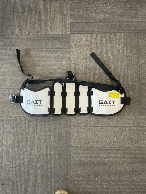 Vist Large View of Product Image Which is Used Gait RIB GUARD Lacrosse Rib Pads White SM 11614-S000218292