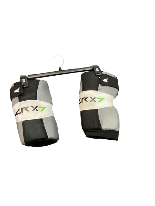 Vist Large View of Product Image Which is Used Champro LRX7 Lacrosse Arm Pads/Guards Grey LG
