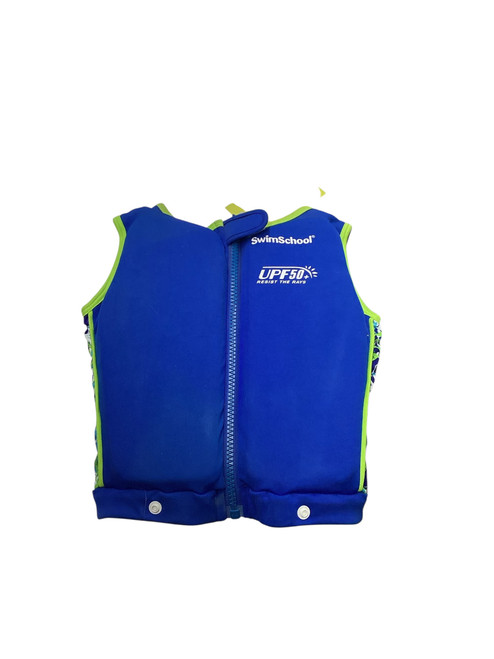 Vist Large View of Product Image Which is Used SwimSchool Child Personal Floatation Device Royal Blue Infant 0-30