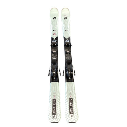 Vist Large View of Product Image Which is Used K2 ANTHEM 75 Womens DH Ski/Binding White 149 cm 11815-S000484791
