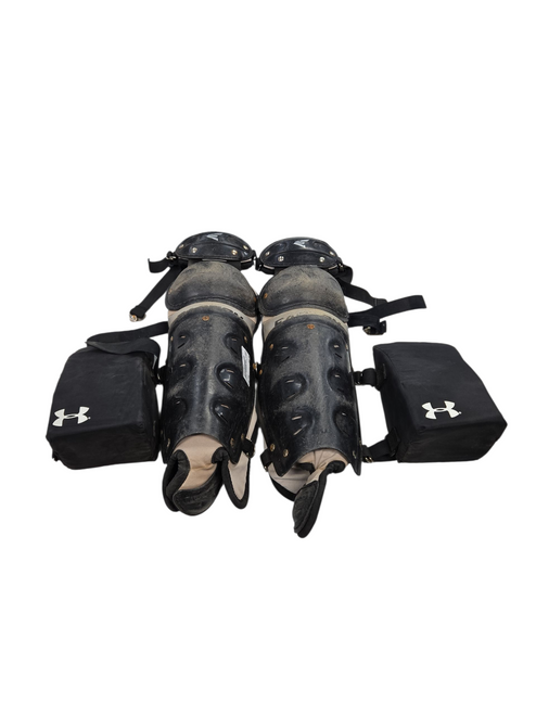Vist Large View of Product Image Which is Used Easton CATCHER SHIN GUARDS YOUTH Catchers Leg Guards Black Youth 11617-S000329204