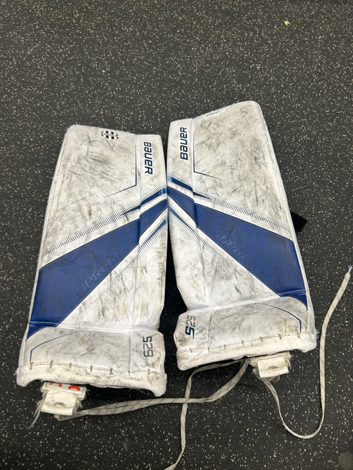 Vist Large View of Product Image Which is Used Bauer SUPREME S29 Goalie Leg Pads Inter Royal Blue 30" 11162-S000433073