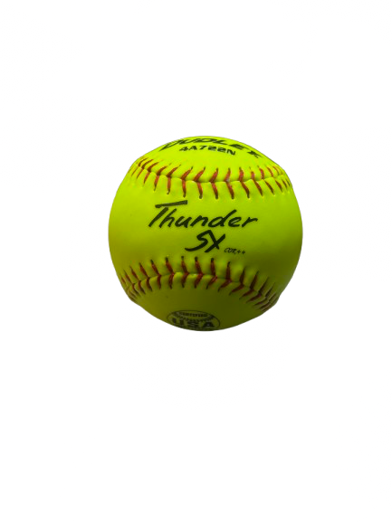 Vist Large View of Product Image Which is Used Dudley 11 IN SYN SLOWPITCH SOFTBALL Field Equipment Optic Yellow