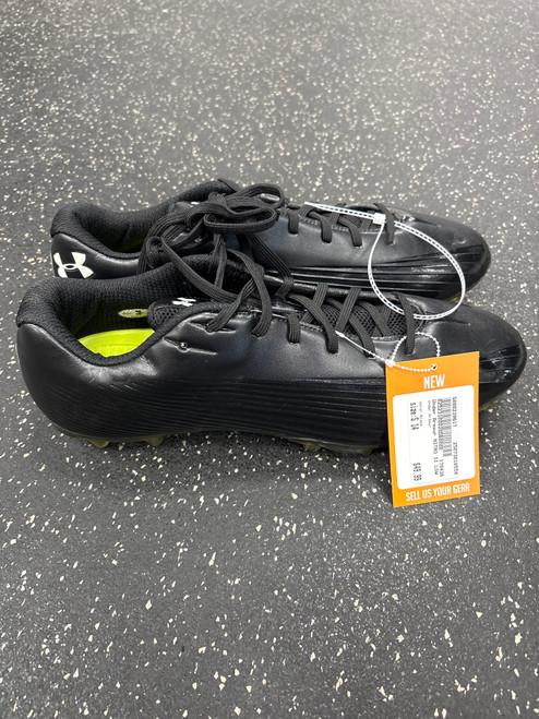 Vist Large View of Product Image Which is Brand New Under Armour Adult FB Cleats Black Senior 14