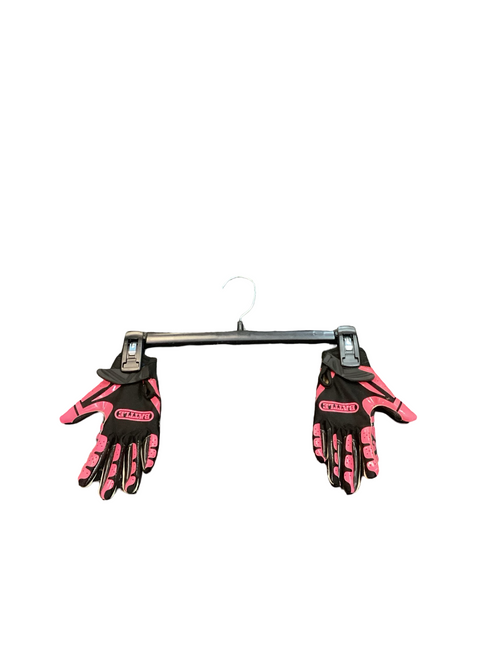 Vist Large View of Product Image Which is Used Battle Sports PINK YTH SM FB Gloves Black SM 11649-S000147930