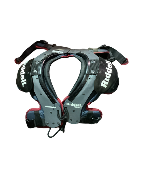 Vist Large View of Product Image Which is Used Riddell PURSUIT FB Shoulder Pads Grey MD 11724-S000215718