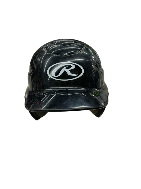 Vist Large View of Product Image Which is Used Rawlings RCFH Batting Helmet No Mask Black One Size 11890-S000133157