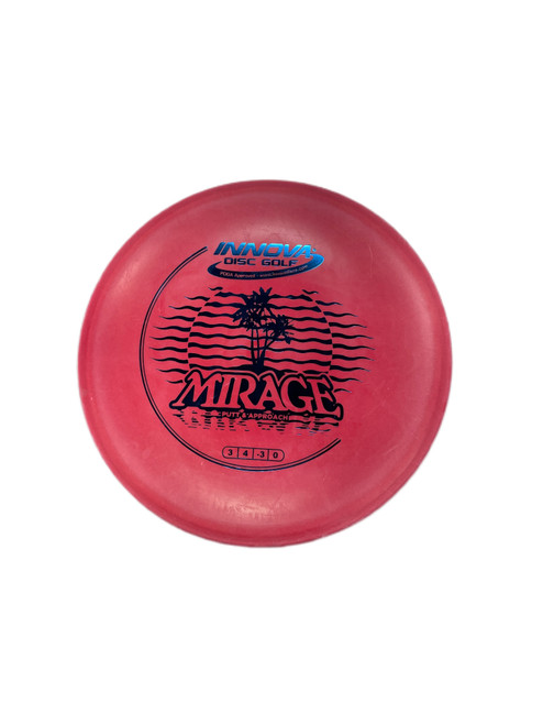 Vist Large View of Product Image Which is Used Innova MIRAGE Disc Golf Putter Red 11735-S000351369