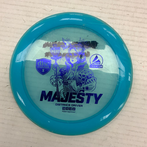 Vist Large View of Product Image Which is Used Discmania ACTIVE PREMIUM MAJESTY Disc Golf Driver Royal Blue 174g 11762-S000067054