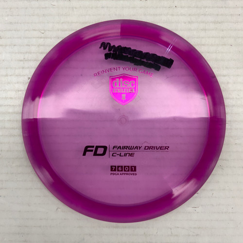 Vist Large View of Product Image Which is Used Discmania C-LINE FD Disc Golf Driver Purple 174g 11762-S000067059