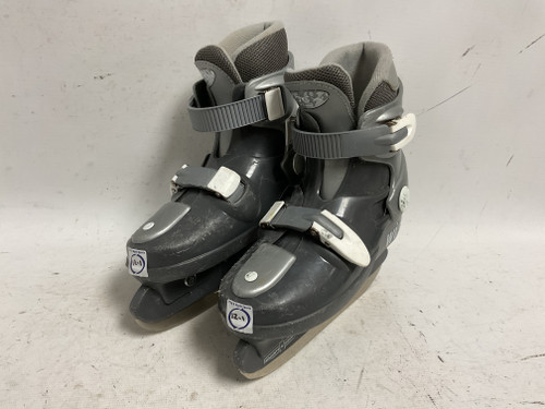 Vist Large View of Product Image Which is Used DBX WIND ADJ 12-1 Boys Softboot Skate Grey Adjustable 11855-S000188753
