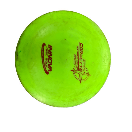 Vist Large View of Product Image Which is Used Innova S CORVETTE Disc Golf Driver Green 11794-S000264226