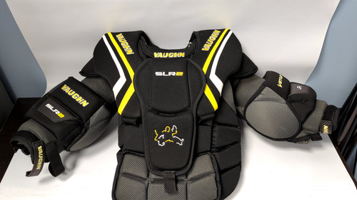 Vist Large View of Product Image Which is Used Vaughn SLR2 JR GOALIE CHEST Junior Body Armor MD