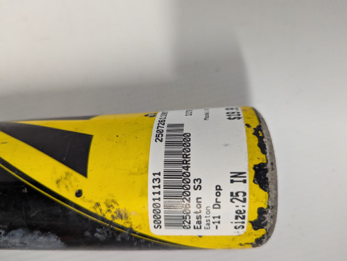 Vist Large View of Product Image Which is Used Easton S3 BB/SB Youth Bat 25"
