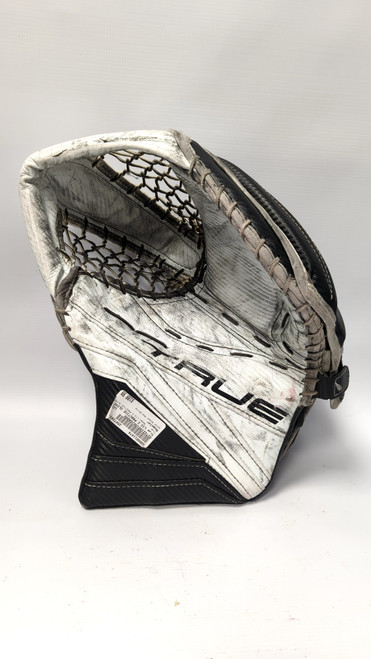 Vist Large View of Product Image Which is Used True L12.2 PRACTICE GLOVE Senior Goalie Catcher Black And White