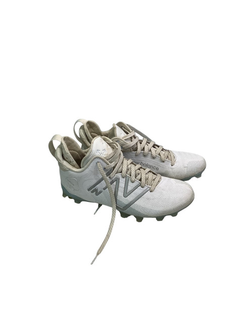Vist Large View of Product Image Which is Used New Balance FREEZE LAX Cleats Mens White Senior 10