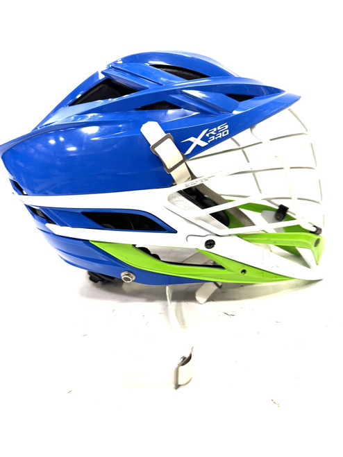 Vist Large View of Product Image Which is Used Cascade XRS PRO Lacrosse Helmet Royal Blue One Size 11860-S000295211