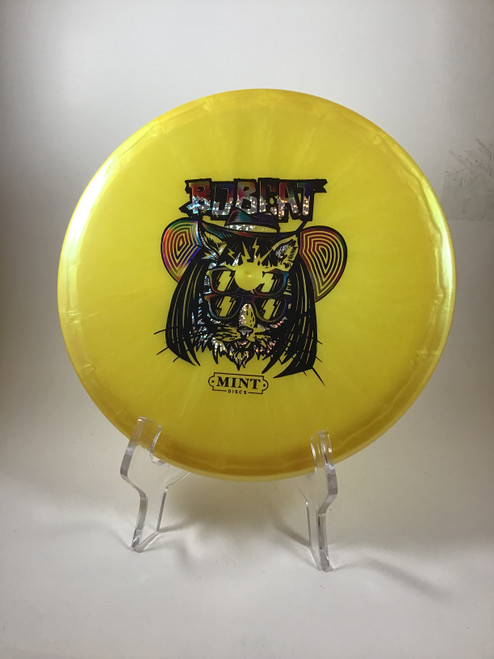 Vist Large View of Product Image Which is New MINT SUBLIME BOBCAT Disc Golf Mid Range Yellow 180g 10105-S000288005