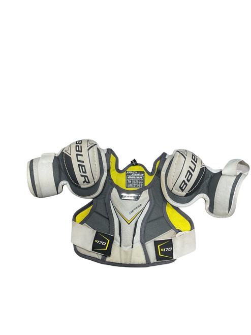 Vist Large View of Product Image Which is Used Bauer SUPREME S170 Youth Shoulder Pads LG