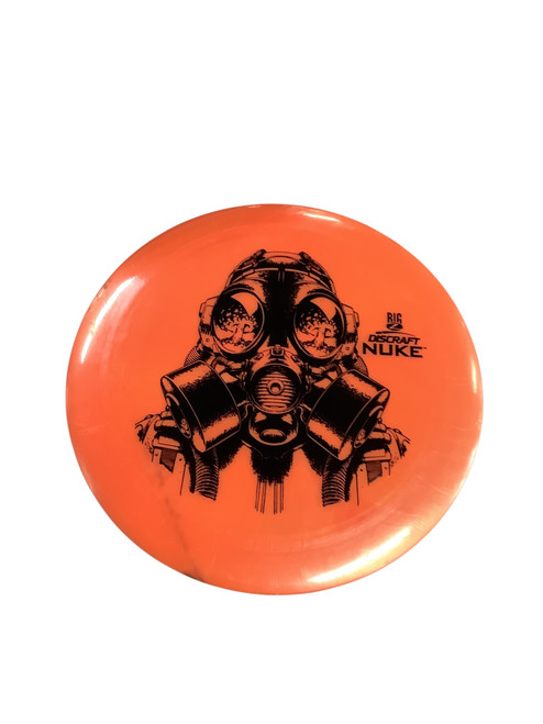 Vist Large View of Product Image Which is Used Discraft RIG NUKE Disc Golf Mid Range Orange 11479-S000400202