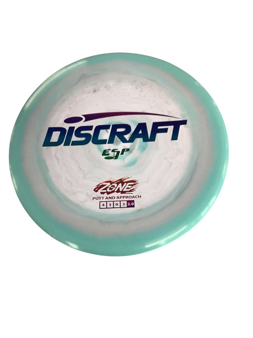 Vist Large View of Product Image Which is Used Discraft ESP BUZZ SS Disc Golf Mid Range Carolina Blue 11479-S000400209