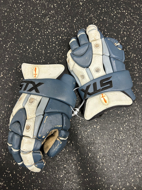 Vist Large View of Product Image Which is Used STX SWORD GLOVES Lacrosse Gloves Mens White 13" 11726-S000284559