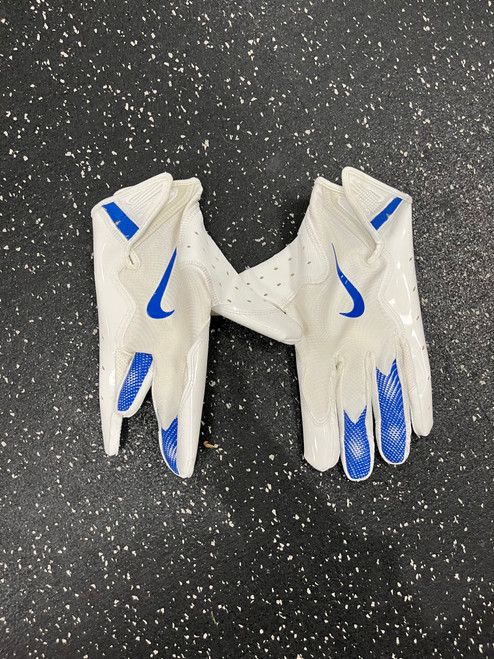 Vist Large View of Product Image Which is Used Nike VAPOR JET FB Gloves Clear And Royal Blue XL 11849-S000030146