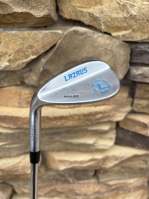 Vist Large View of Product Image Which is Used Lazarus LEFT HANDED FORGED MILLED Golf Wedge Mens LH 56 Degree 10558-S000239650