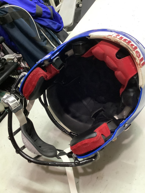 Vist Large View of Product Image Which is Used Riddell SPEED CLASSIC FB Helmet Navy Blue LG