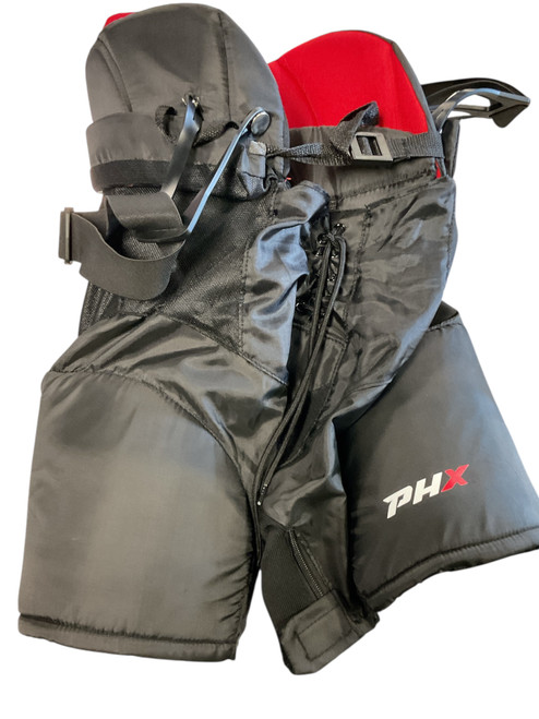 Vist Large View of Product Image Which is Used Pure Hockey PHX Youth Pant Black LG